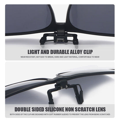 Neu Polarisierte Clip-on Flip Up Sonnenbrille