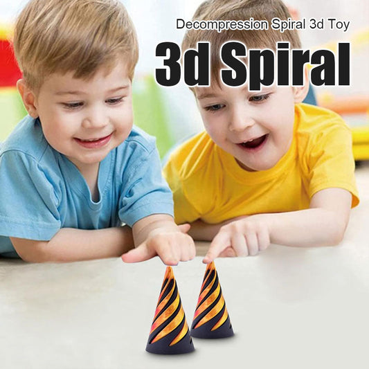 Dekompressionsspirale 3d Spielzeug