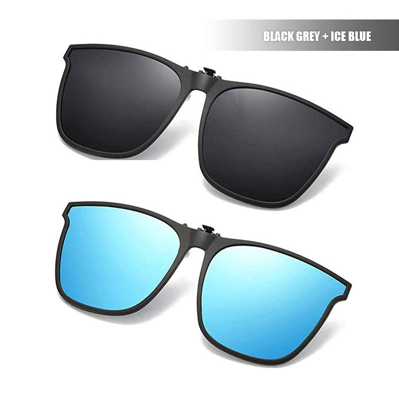 Neu Polarisierte Clip-on Flip Up Sonnenbrille