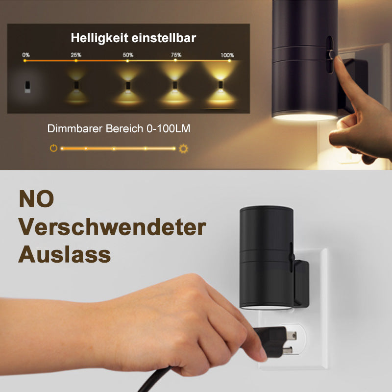 Zylindrische LED-Nachtlampe