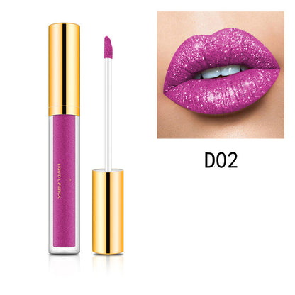 Hot sale-Metallic liquid diamond glitter lipstick