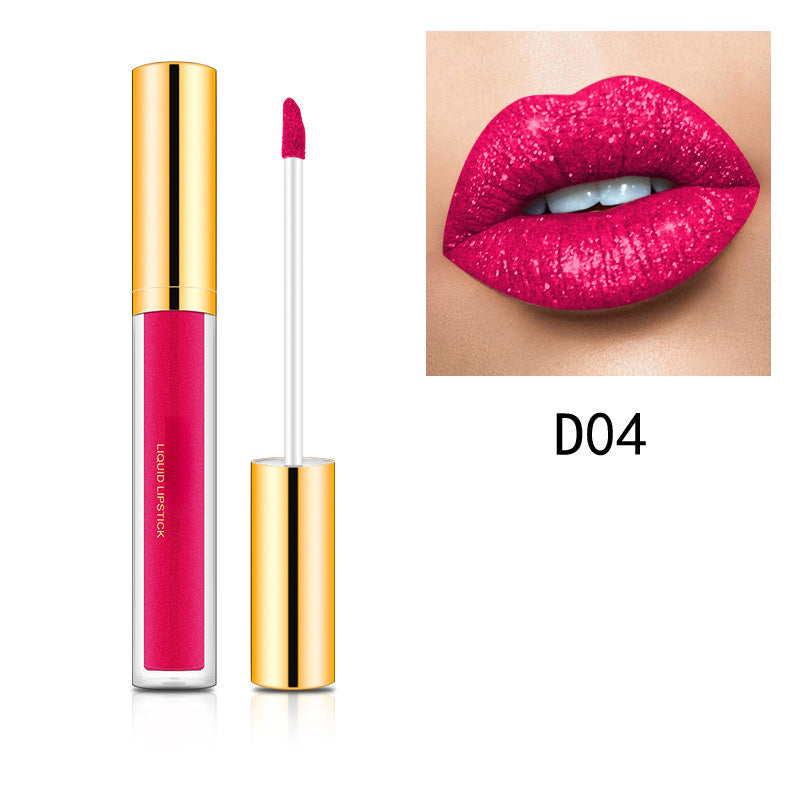 Hot sale-Metallic liquid diamond glitter lipstick