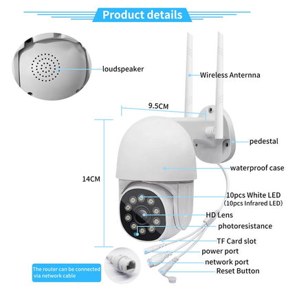 Waterproof Wireless Smart Surveillance Camera